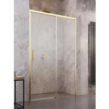   Radaway Idea Gold DWJ 120 J zuhanyajtó, átlátszó üveggel, arany profilszín, jobbos 387016-09-01R