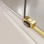 Radaway Idea Gold DWJ 130 J zuhanyajtó, átlátszó üveggel, arany profilszín, jobbos 387017-09-01R