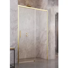   Radaway Idea Gold DWJ 160 J zuhanyajtó, átlátszó üveggel, arany profilszín, jobbos 387020-09-01R