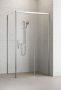 RADAWAY Idea KDJ 100 J zuhanykabin ajtó, átlátszó üveggel, króm profilszín, jobbos 387040-01-01R