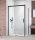 RADAWAY Idea Black KDJ 100 B zuhanykabin ajtó, átlátszó üveggel, fekete profilszín, balos 387040-54-01L