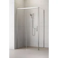   RADAWAY Idea KDJ 130 B zuhanykabin ajtó, átlátszó üveggel, króm profilszín, balos 387043-01-01L