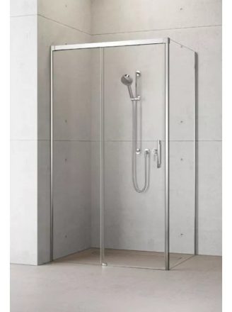 RADAWAY Idea KDJ 140 B zuhanykabin ajtó, átlátszó üveggel, króm profilszín, balos 387044-01-01L