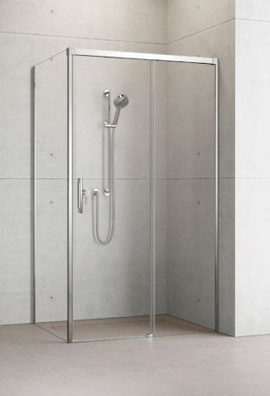 RADAWAY Idea KDJ 140 J zuhanykabin ajtó, átlátszó üveggel, króm profilszín, jobbos 387044-01-01R