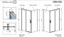 RADAWAY Idea Gold KDJ S1 jobbos zuhanyfal 70 cm, arany 3870480901R