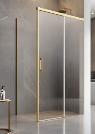 RADAWAY Idea Gold KDJ S1 balos zuhanyfal 80 cm, arany 3870510901L