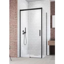   RADAWAY Idea Black S1 80 J zuhanyfal jobbos 80x200 cm, fekete 387051-54-01R