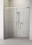 Radaway Idea DWD 140 zuhanyajtó, átlátszó üveggel, króm profilszín 387124-01-01