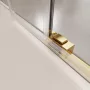 Radaway Idea Gold DWD 190 zuhanyajtó, átlátszó üveggel, arany profilszín 387129-09-01