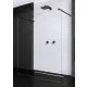 Radaway Modo X I Black Walk-in zuhanyfal 120x200 átlátszó üveggel 10 mm, fekete profil 3883245401