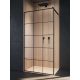 Radaway Modo New Black II Factory Walk-in zuhanyfal 70x200 cm átlátszó üveg, fekete profil 389074-54-55