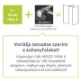 Radaway Modo New II Walk-in zuhanyfal 105x200 átlátszó üveg, króm profilszín 389105-01-01