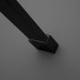 Radaway Modo New Black II Walk-in 140-es fekete zuhanyfal 389144-54-01
