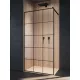 Radaway Modo New Black II Factory Walk-in zuhanyfal 160x200 cm átlátszó üveg, fekete profil 3891645455
