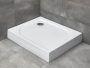Radaway Delos D aszimmetrikus akril balos zuhanytálca előlappal 80x75 ajándék szifon, fehér 4D87514-03L