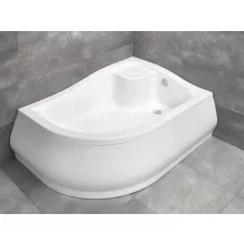   Radaway Korfu E Jobbos akril zuhanytálca 100x80 Click-Clack leeresztővel és szifonnal 4E81400-03R
