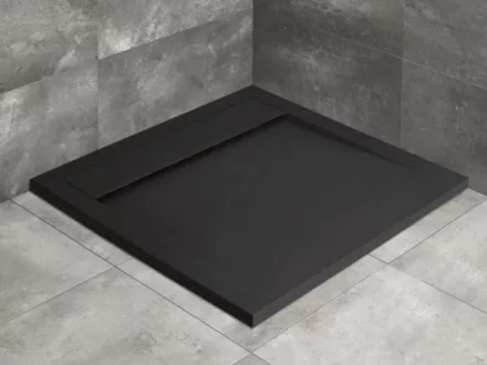 Radaway Teos C 80x80 szögletes fekete zuhanytálca HTC8080-54