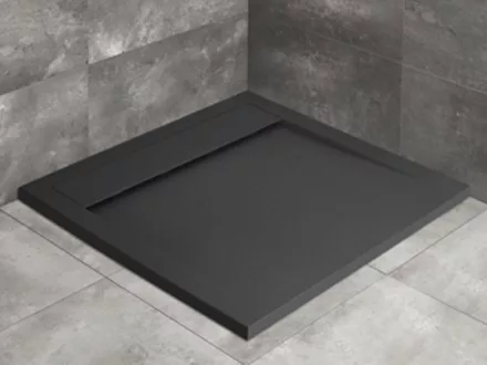 Radaway Teos C 90x90 szögletes antracit zuhanytálca HTC9090-64