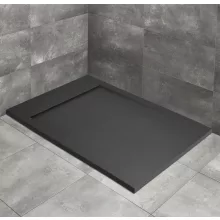   Radaway Teos F 100x90 antracit téglalap alakú zuhanytálca szifonnal HTF10090-64