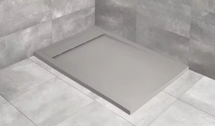 Radaway Teos F 150x80 cemento téglalap alakú zuhanytálca szifonnal HTF15080-74