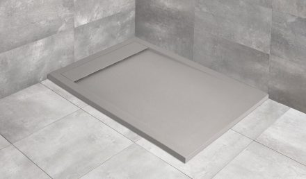 Radaway Teos F 160x100 cemento téglalap alakú zuhanytálca szifonnal HTF160100-74