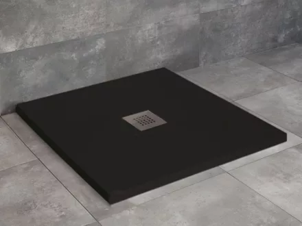 Radaway Kios C 80x80 szögletes fekete zuhanytálca KC8080-54