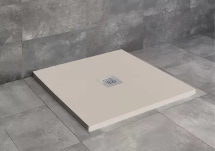 Radaway Kios C 80x80 szögletes bézs zuhanytálca KC8080-55
