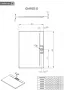 Radaway Giaros D 100x80 szögletes zuhanytálca MKGD1080-03