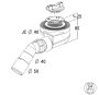 Radaway Giaros D 110x90 szögletes zuhanytálca ajándék szifonnal M3GRD9080