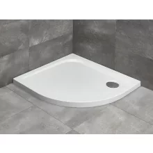   Radaway Delos E Balos akril zuhanytálca 90x80 ajándék szifonal SDE9080-01L