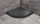 Radaway Doros Stone A íves zuhanytálca előlappal 80x80 cm ajándék szifonnal, fekete SDRA8080-05-54S