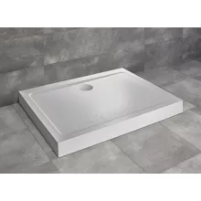   Radaway Doros Stone D akril zuhanytálca előlappal 110x90 cm ajándék szifonnal, fehér SDRD1190-05-04S
