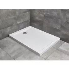   Radaway Doros F akril szögletes zuhanytálca 100x80 cm ajándék szifonnal, fehér SDRF1080-01