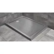   Radaway Doros Stone F zuhanytálca 100x80 ajándék szifonnal, antracit SDRF10800164S
