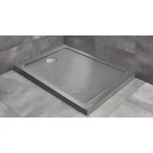   Radaway Doros Stone F zuhanytálca 140x100 ajándék szifonnal, antracit SDRF1410-01-64S
