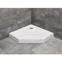   Radaway Doros PT előlapos akril zuhanytálca 900x900x115 állítható lábakkal, fehér SDRPTP9090-05