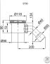 Radaway Laros E Jobbos akril zuhanytálca 100x80 ajándék szifonnal SLE81017-01R