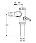 Schell Schellomat WC-öblítő szelep, króm 022160699