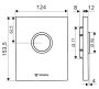 Schell WC Edition nyomólap SCHELL COMPACT II WC-öblítőszelephez, fehér 028021599