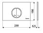 Schell Montus Circum króm WC-nyomólap 031190699