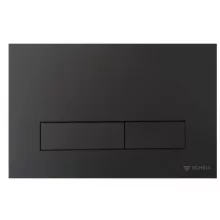 Schell Montus Konkav WC-nyomólap, matt fekete 031431199
