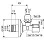 Schell Comfort sarokszelep 1/2-3/8 ropp. 49070699