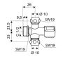 Schell Comfort sarokszelep 049910699