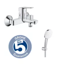   Grohe BauEdge kádcsaptelep + Tempesta Cube 110 kádszett, króm