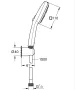 Grohe BauEdge kádcsaptelep + Tempesta Cube 110 kádszett, króm