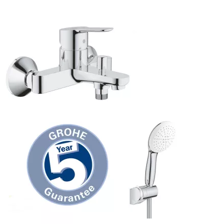 Grohe BauEdge kádcsaptelep + Tempesta 110 víztakarékos kádszett, króm