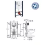 Grohe Rapid SL WC-tartály szett króm nyomólappal és Balneo Luxa Rimless fali WC SoftClose ülőkével– SET-FGR-202511201600
