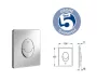 Grohe Rapid SL WC-tartály szett króm nyomólappal és Balneo Luxa Rimless fali WC SoftClose ülőkével– SET-FGR-202511201600