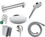 Hansgrohe Vernis Blend 2 funkciós zuhanyrendszer csomag egykaros rejtett csapteleppel króm