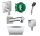 Hansgrohe Vernis Shape 2 funkciós zuhanyrendszer csomag egykaros rejtett csapteleppel króm